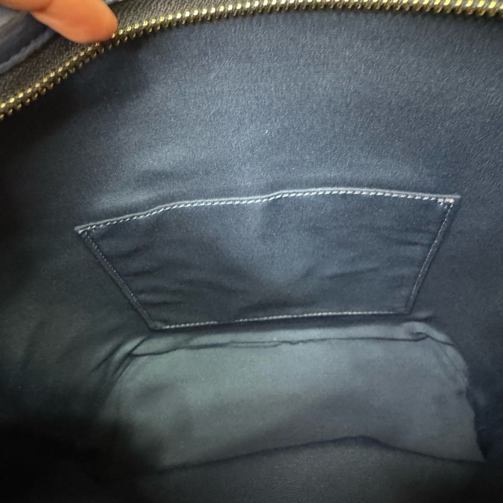 NWT Coach Jude Duffle Bag in Gold/Deep Blue - Picture 11 of 14